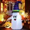 GOOSH 5FT Inflatable Halloween Cute Ghost with The Pumpkin and Built-in LEDs